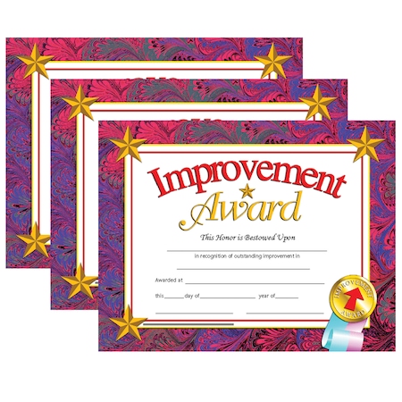 Hayes Improvement Award Certificate, 30 Per Pack, PK3 VA688